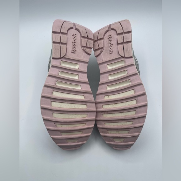 Reebok Womens Classic Leather Legacy AZ Gray Frost Berry Shoes Size 7.5 - Picture 8 of 8